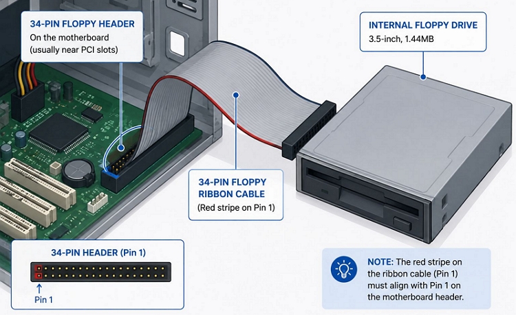 internal floppy drive