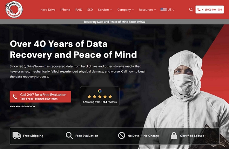 DriveSavers Data Recovery | Data Recovery Services in Portland