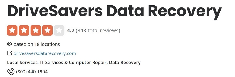 DriveSavers review | Data Recovery Services in Portland