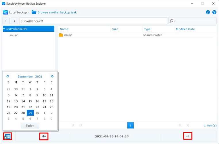 open Backup Explorer