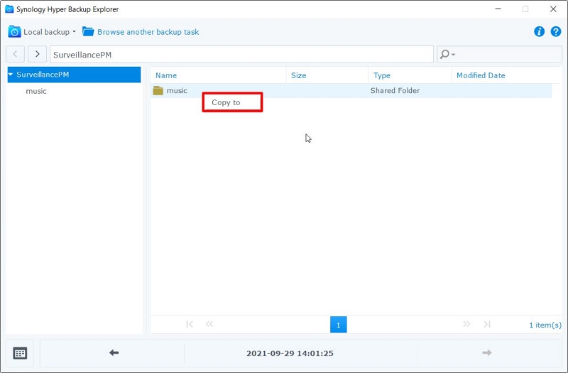 click files