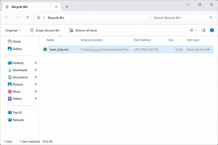 save Excel