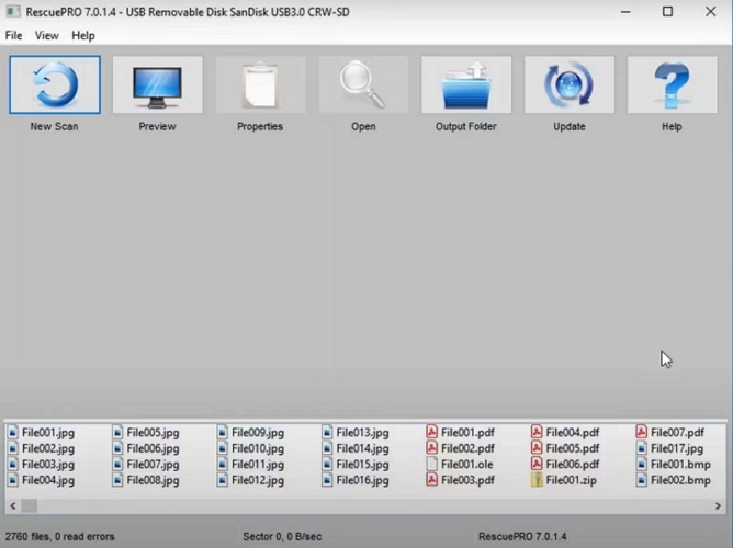 click Output folder