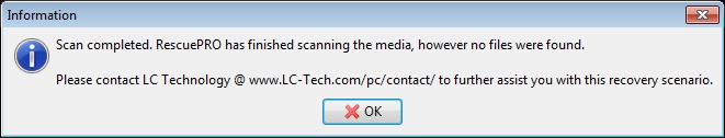 corrupted data