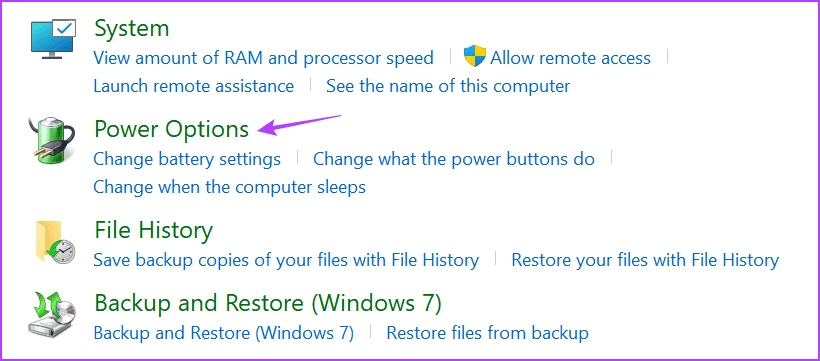 go to System and Security | WD Elements External Hard Drive Not Showing Up