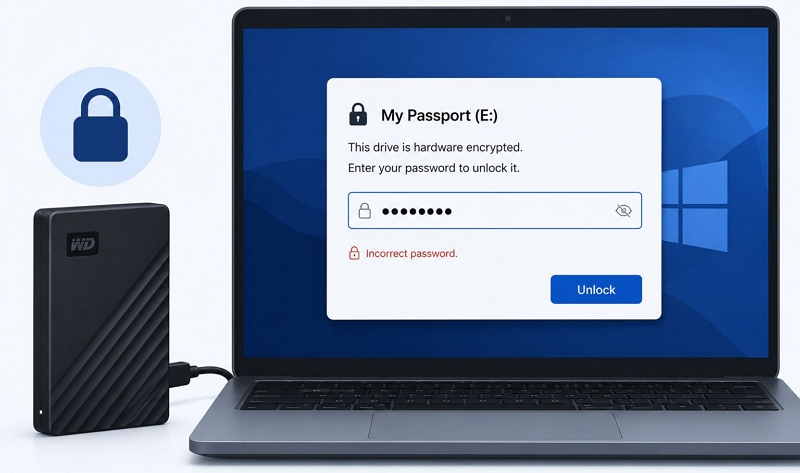 unlock drives