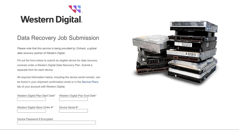 fill in submission form
